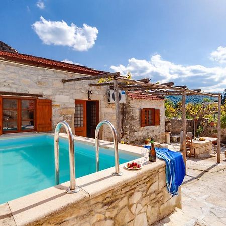 Traditional Home Vereniki With Heated Pool - By Apokoronas Villas Gavalochori Exterior foto