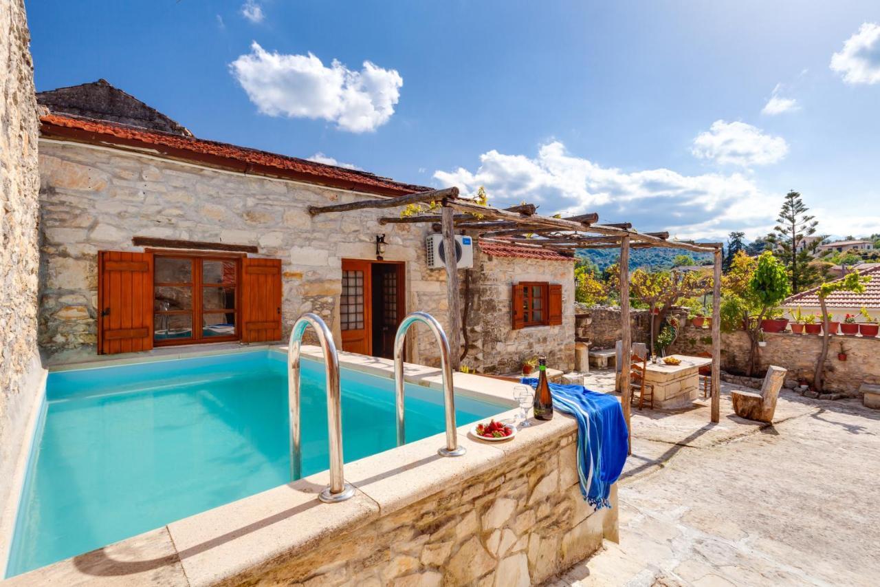 Traditional Home Vereniki With Heated Pool - By Apokoronas Villas Gavalochori Exterior foto