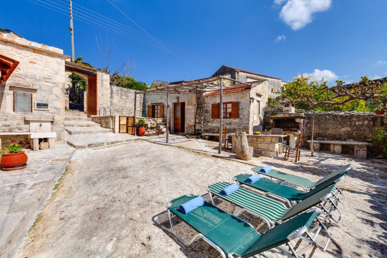 Traditional Home Vereniki With Heated Pool - By Apokoronas Villas Gavalochori Exterior foto