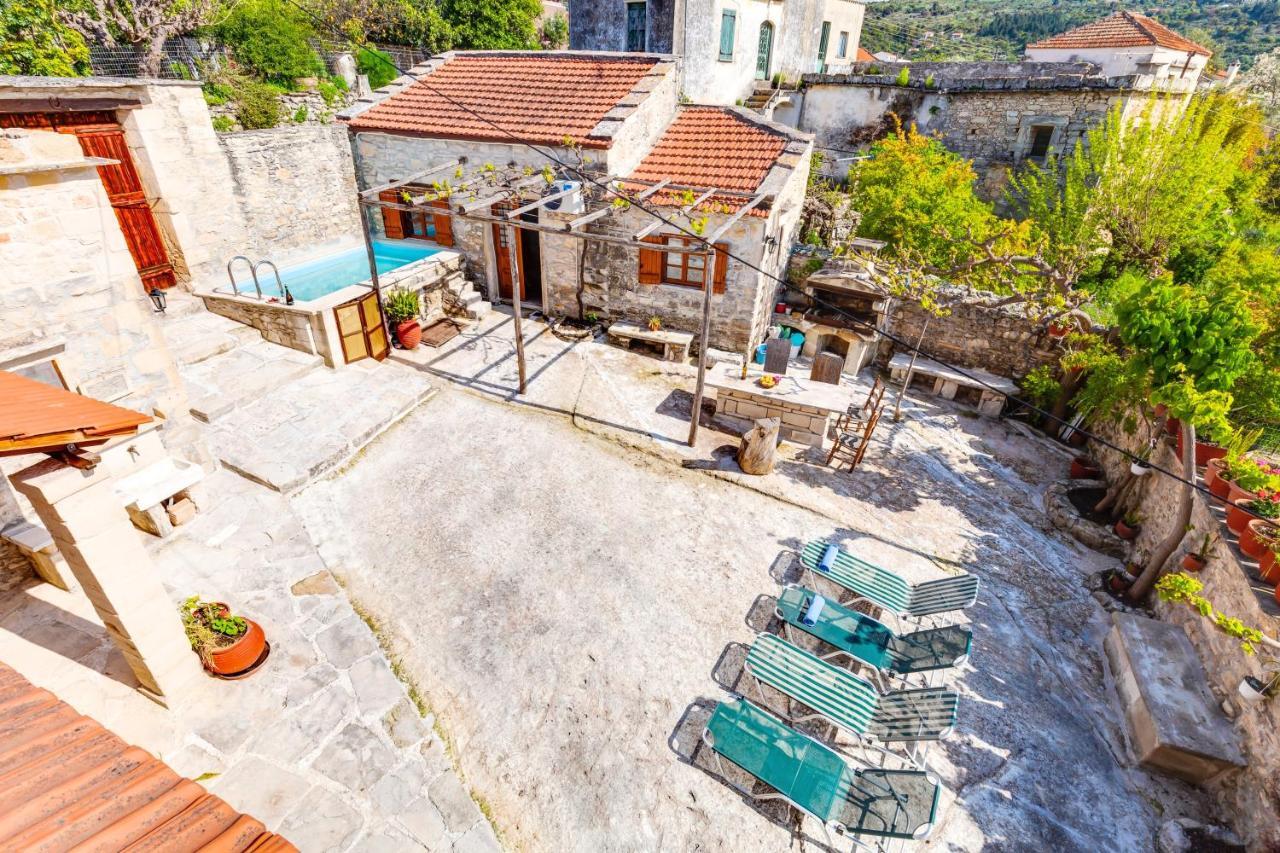 Traditional Home Vereniki With Heated Pool - By Apokoronas Villas Gavalochori Exterior foto