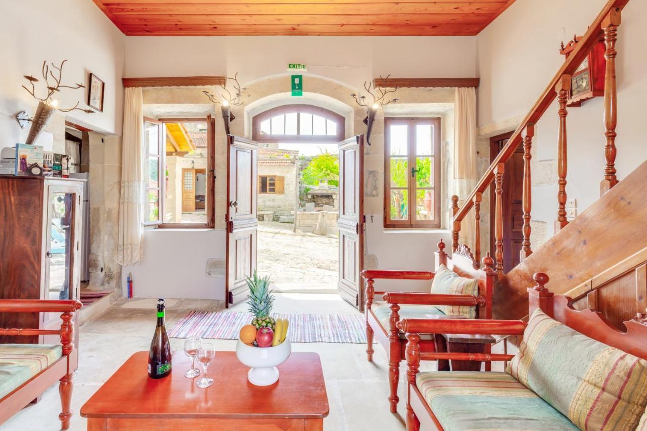 Traditional Home Vereniki With Heated Pool - By Apokoronas Villas Gavalochori Exterior foto